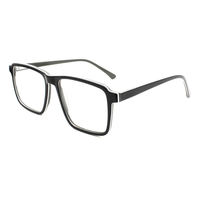 Lunettes pour les yeux en acétate de style classique moderne monture complète carrée anti-lumière bleue lunettes à monture optique pour unisexe