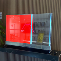 Écran de télévision intelligent transparent de 55 pouces pour bureau intérieur, écran OLED, lecteur publicitaire, affichage numérique