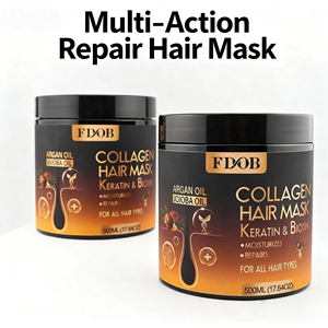 Usine OEM Masque Capillaire Hydratant à <span class=keywords><strong>la</strong></span> Kératine et aux Protéines, Traitement pour <span class=keywords><strong>la</strong></span> Perte et <span class=keywords><strong>la</strong></span> <span class=keywords><strong>Casse</strong></span> des Cheveux - Product Image 4