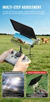Pare-soleil pliable STARTRC avec support magnétique pour téléphone pour DJI RC-N Series, support rotatif 2 en 1