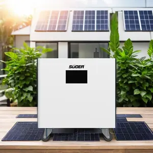 Suoer 5KW năng lượng mặt trời nhà hệ thống hoàn chỉnh bánh đà hệ thống nhà cung cấp Lithium năng lượng mặt trời Pin hệ thống năng lượng lưu trữ pin