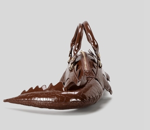 Nuova Borsa da Donna in PU con Design Unico a <span class=keywords><strong>Coccodrillo</strong></span> 2025, Stile Americano, Tracolla con Chiusura a Cerniera, Stile Creativo e Originale - Product Image 4