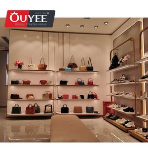 Modern Retail Handbag <b>Shop</b> Interior Design With Customized High Quality Display Showcase - Product Image 6