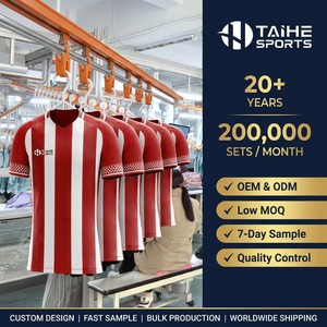 Camiseta de Fútbol para Hombre, Tejido de Malla Corta, Transpirable, Ajuste Atlético, Nombre y Número Personalizados, Impresión por Transferencia de Calor, Rayas, Secado Rápido, 100% - Product Image 5