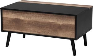 Mesa de sofá de madera plegable de diseño moderno personalizable, muebles de sala de estar de altura ajustable - Product Image 3