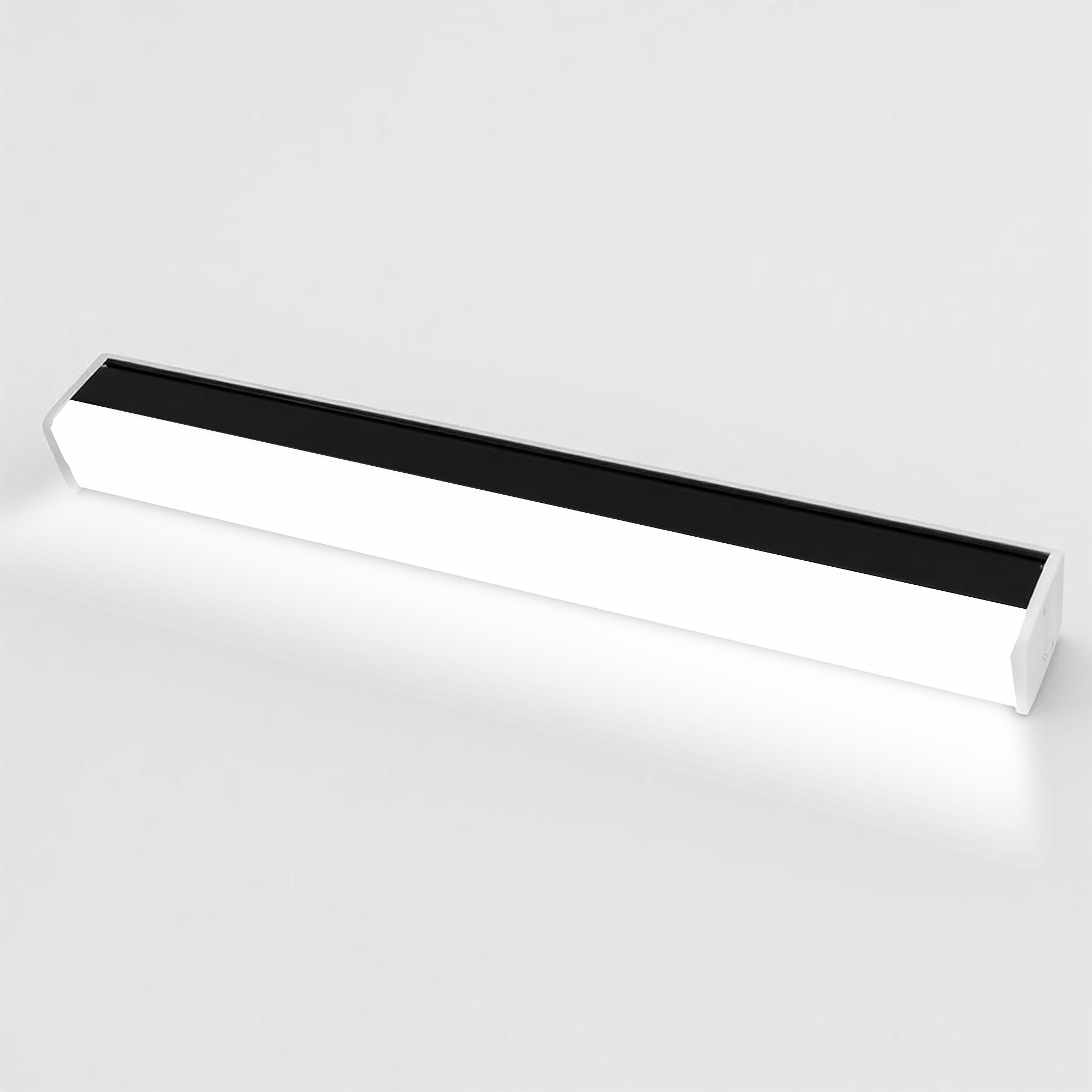 LED Linear Light for Shopping Mall Use 3-Year Warranty 120 Beam Angle White/Black Options IP20 Rated 50000 Hours Lifespan