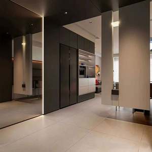 Ensemble complet de meubles de salon en bois de style moderne avec organisateur de couverts d'entrée - Product Image 5