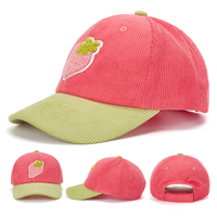 Muestra Gratis, Nueva Gorra de Béisbol Infantil Personalizada con Bordado, de Pana, para Primavera/Verano, Protección Solar, Deportiva, para Actividades al Aire Libre
