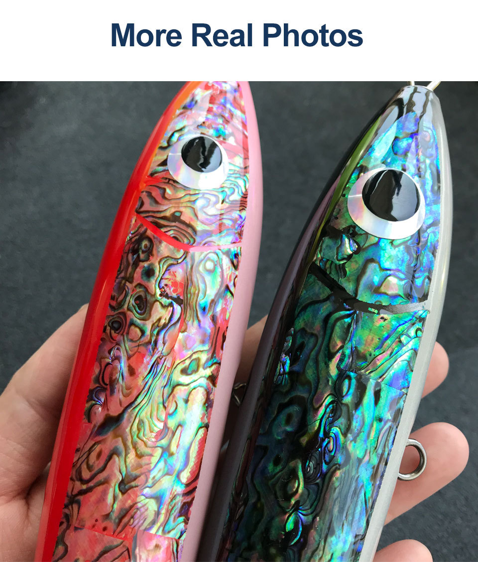 abalone shell fishing lures PIXY 160 DUAL-FLASH DUAL-FLASH Black BACK