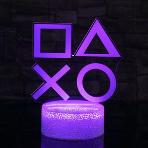 Bàn Acrylic 7 màu sắc vui RGB đèn LED sáng tạo USB RGB Acrylic đèn Đèn giáng sinh đèn phòng ngủ quà tặng ngày lễ trang trí nội thất - Product Image 4