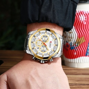 Curren 8361 Men's <b>Watch</b> Blue Dial Stainless Steel Band Date Mens Business Male <b>Watches</b> Waterproof Luxuries Men Wrist <b>Watches</b> - Product Image 6