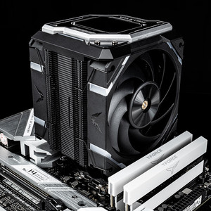 พัดลมระบายความร้อน VALKYRIE R125 VK ARGB ขนาด 12 ซม. พร้อมไฟ ARGB ขนาด 2.5 นิ้ว สำหรับซีพียู รองรับความเร็วสูงสุด 245 วัตต์ ใช้ได้กับคอมพิวเตอร์ตั้งโต๊ะ Intel 115x 1700 2011 และ AMD - Product Image 4