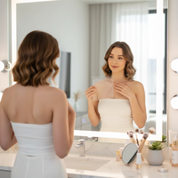 Patch Poitrine Réutilisable de Nuit en Silicone Transparent de Qualité Médicale, Adhésif Anti-Rides pour Femmes