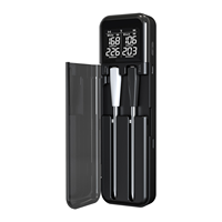 Termometer Daging Nirkabel Dual Probes untuk Memasak di Dapur, Oven, BBQ, dan Memanggang untuk Sistem Android/iOS