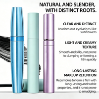 Mascara Crème OEM à Tenue Longue Durée, Effet Courbe, Imperméable, Volume et Séparation des Cils, Fourniture en Gros de Cosmétiques