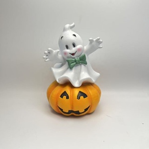 Árbol de Halloween, mecedora de demonio, adorno, nuevo estilo, decoración de escritorio para el hogar, fantasma, calabaza, coche, artesanías de resina para embrujadas - Product Image 2