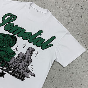 Sérigraphie personnalisée Coton Ras Du Cou Hommes T-shirts Surdimensionnés Haute Qualité 260gsm Lourd Graphique Boxy T-shirts Pour Hommes - Product Image 4