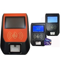 Machine de caissier intelligente pour les transports en commun lecteur de paiement par carte de bus pos système de collecte des tarifs de bus rfid avec imprimante de billets de bus