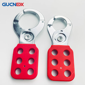 An toàn công nghiệp <span class=keywords><strong>Hasp</strong></span> khóa thép chống gỉ khóa kẹp khóa hoạt động CE chứng nhận giữ 6 khóa móc màu Đỏ xử lý nhiều người - Product Image 1