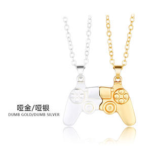 2025 nouveaux produits une <span class=keywords><strong>paire</strong></span> <span class=keywords><strong>de</strong></span> pierres magnétiques personnalité saint valentin collier cadeau aimant jeu contrôleur Couple collier - Product Image 2