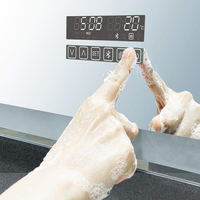 Miroir de salle de bain LED, TV, blanc, argent, système Android, Villa personnalisée de qualité supérieure avec écran tactile, vente Max Business