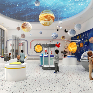 Museo de Ciencias Interactivo Educativo STEM con Temática Espacial para Niños, Parque de Atracciones, Museo Infantil de Metal, Personalizable - Product Image 6