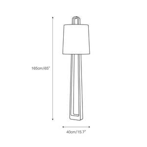Lámpara de Pie Posmoderna de Lujo, Diseño Italiano, Fuente de Luz LED, Control de Interruptor, Uso Doméstico, 400x1650cm - Product Image 4