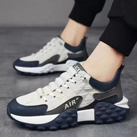 BAEWOON B28 Chaussures décontractées antidérapantes et résistantes à l'usure pour hommes, chaussures de sport, baskets à semelle épaisse pour l'extérieur, chaussures de travail pour le bureau et l'usine
