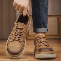 Baskets décontractées à lacets pour hommes, style coréen simple et élégant, chaussures tendance polyvalentes, légères, en microfibre respirante et douce