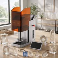 Machine de gravure et de marquage laser UV VMYTH Genesis-U 355nm, de bureau, pour verre, cristal, gravure 3D interne, 5000 mm/s, compatible Windows, iOS, Android, pour cadeaux et artisanat