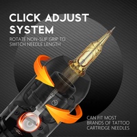 Ambitieus Zetton 3.5/4.0mm slaglengte rechtstreekse aandrijving professionele draadloze roterende tatoeagepenmachine voor artiesten lichaamskunst