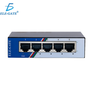 Commutateur Gigabit ELE-GATE 5 ports 1000 Mbps Hub réseau Ethernet pour usage professionnel - Product Image 1