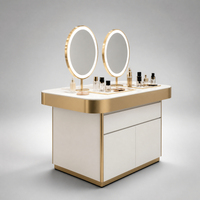 Vitrines de présentation de cosmétiques sur mesure, armoires à parfums modernes, vitrines de rangement et de présentation pour la vente au détail
