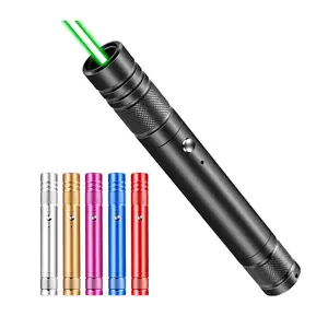 Lampe torche laser rechargeable Usb haute puissance design personnalisée Pointeur laser rouge à distance en alliage d'aluminium rechargeable Usb