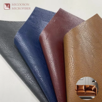 Tissu synthétique écologique en cuir PU Matériau en PVC pour canapé et sacs Caractéristiques d'obturation métallique étanche