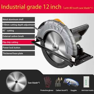 <span class=keywords><strong>Scie</strong></span> <span class=keywords><strong>circulaire</strong></span> électrique industrielle de 7/9/10/12 pouces, haute puissance, 2800W, pour le bois, le métal, la céramique, les carreaux - Product Image 3