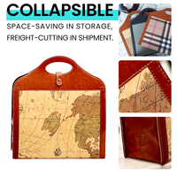 Sac à vin en cuir PU de luxe personnalisé pour 2 bouteilles et impression de logo sur carte, sacs de transport pour vin par sublimation, boîte d'emballage pour vin avec poignée