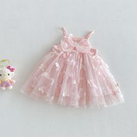 Robe de princesse en tulle style occidental pour filles, nouvelle collection été 2026, robe papillon pour filles