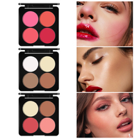 Palette de fard à joues liquide vegan minéral longue tenue et waterproof
