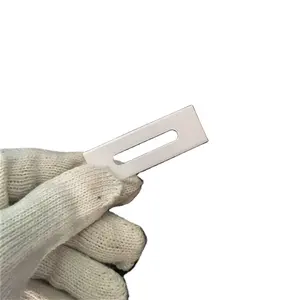 57x19x0.4毫米氧化锆陶瓷双刃腰孔刀片
