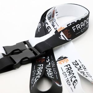 Custom Double-sided Printed <b>Lanyard</b> for Francel City Tech Detachable Buckle ID Badge <b>Lanyard</b> for Tech Company - Product Image 3
