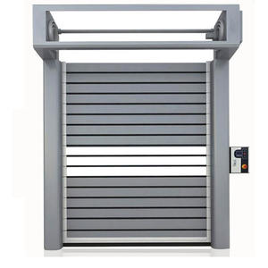 Portes de garage à enroulement en acier galvanisé en aluminium isolé de haute qualité avec un design postmoderne et un écran pliable - Product Image 2