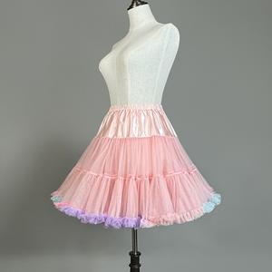 Jupe évasée <span class=keywords><strong>rose</strong></span> de luxe pour femmes robe de ballet Tutu <span class=keywords><strong>en</strong></span> <span class=keywords><strong>Tulle</strong></span> gonflé avec sous-jupe à volants adultes Tully Mini jupe <span class=keywords><strong>jupon</strong></span> - Product Image 5