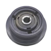 Embrayage centrifuge premium pour compacteur à plaques, compatible avec courroie simple 13 mm, arbre 19 mm, couple élevé 128 mm, pièces de moteur mécanique