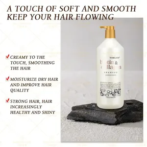 Shampooing personnalisable 100 % biologique sans sulfate pour la croissance des cheveux, à l'essence de gingembre, <span class=keywords><strong>anti</strong></span>-<span class=keywords><strong>chute</strong></span> et épaississant – Le <span class=keywords><strong>meilleur</strong></span> shampooing pour la croissance capillaire - Product Image 3