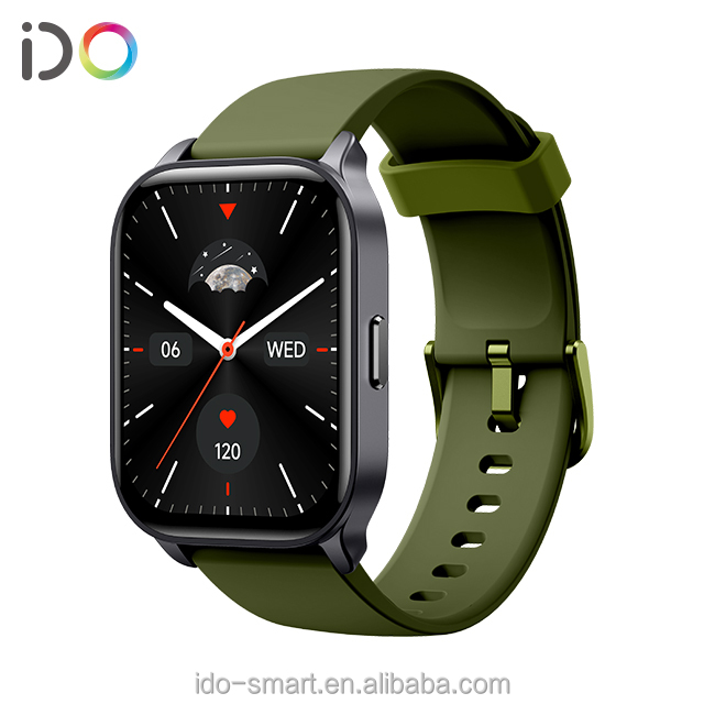 IDO IDW17 Modern Multi-functional 2.01" Fashion Smartwatch IP68 Waterproof Calling Health Monitoring Multi-sport Mode