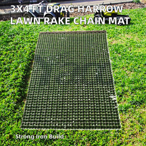 Rastrillo de alambre cuadrado de 3x4 pies para nivelación de césped con malla de 2 mm para paisajismo YACO - Product Image 1