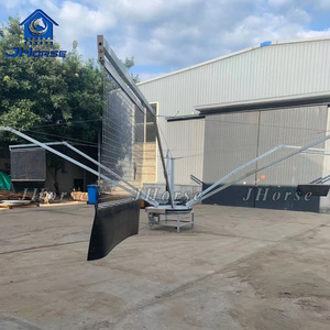 Mạ kẽm nhúng nóng an toàn ngựa Walker ngựa thiết bị đào tạo cho hộp điều khiển động cơ đôi - Product Image 4