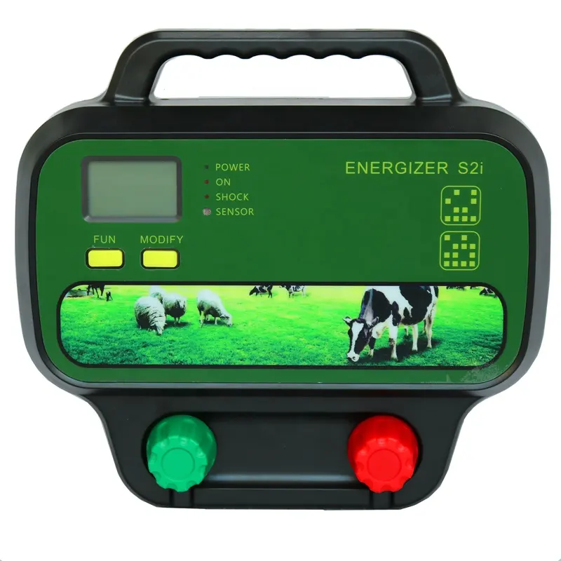 Impermeabile Recinzione Elettrica Energizer 2 Joule a distanza senza fili di controllo per il cavallo recinzione cervo recinzione certificazione CE