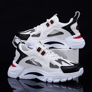 Chaussures de sport décontractées à lacets unisexes pour couples, avec semelles épaisses rehaussantes, idéales pour le basketball et la course à pied - Product Image 5
